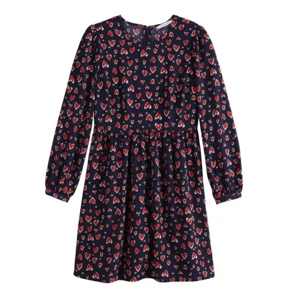 Popsugar XL Dress with Heart Print